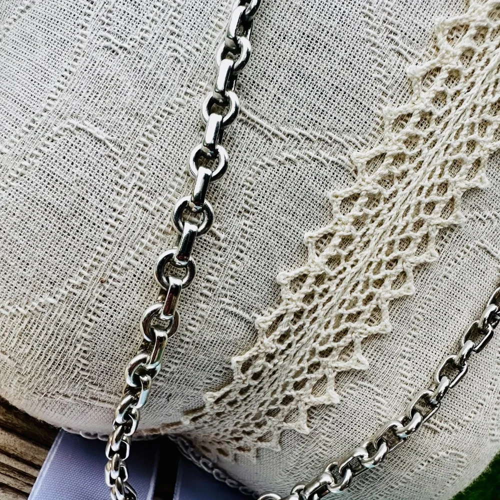 Rare and Retired Tiffany & Co Donut Link Necklace Chain 16” - Picture 3 of 8